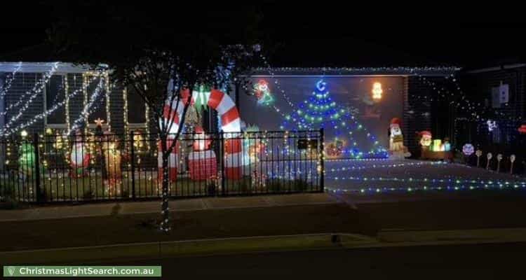 Christmas Light display at 10 Galda Way, Munno Para
