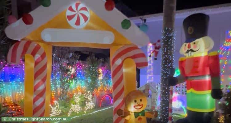 Christmas Light display at 85 Robert Street, Labrador