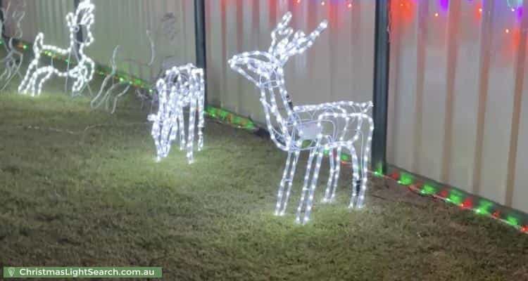 Christmas Light display at 9 Amanda Close, Dean Park