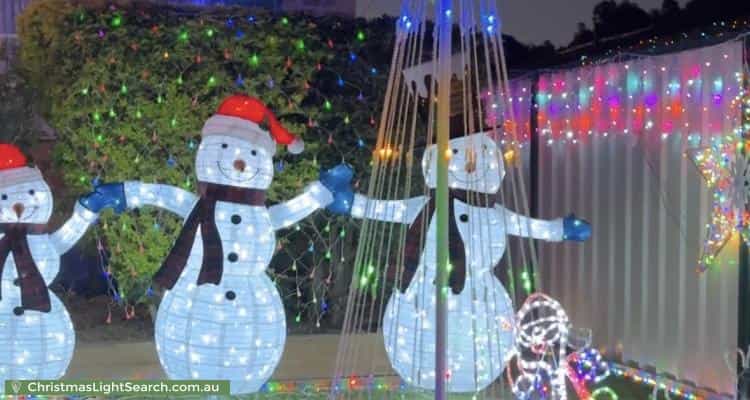 Christmas Light display at 9 Amanda Close, Dean Park