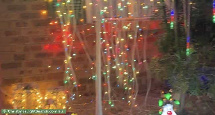 Christmas Light display at 9 Amanda Close, Dean Park