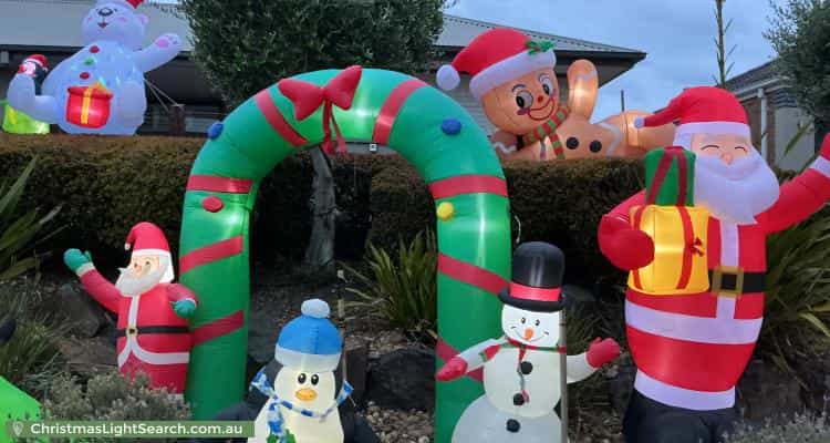Christmas Light display at 13 Botanic Drive, Pakenham