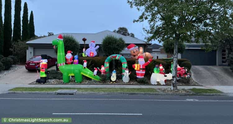 Christmas Light display at 13 Botanic Drive, Pakenham