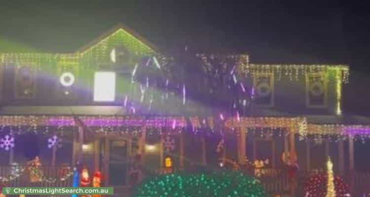 Christmas Light display at  Stubbs Road, Albion Park