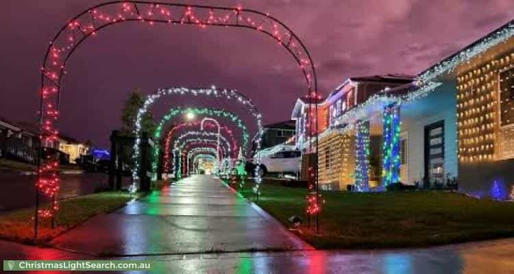 Christmas Light display at  Stubbs Road, Albion Park