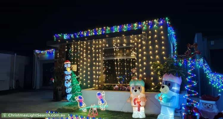 Christmas Light display at 6 Giza Way, Baldivis