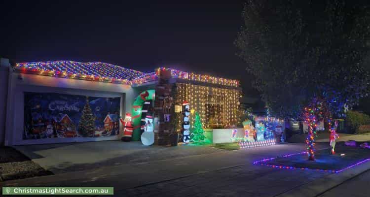 Christmas Light display at 6 Giza Way, Baldivis