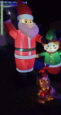 Christmas Light display at 20 Outlook Boulevard, Gleneagle