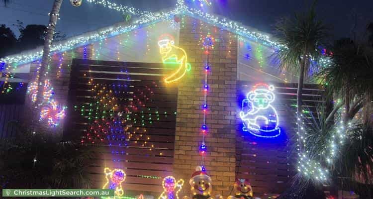 Christmas Light display at 43 Linning Street, Mount Warren Park