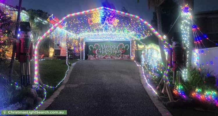 Christmas Light display at 43 Linning Street, Mount Warren Park