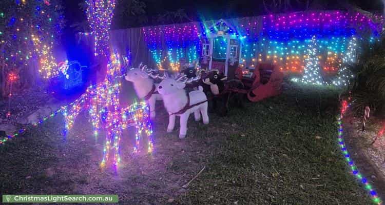 Christmas Light display at 43 Linning Street, Mount Warren Park