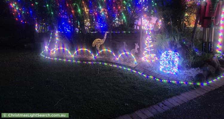 Christmas Light display at 43 Linning Street, Mount Warren Park