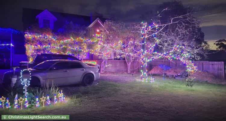 Christmas Light display at 6 Stephen Road, Wandin North