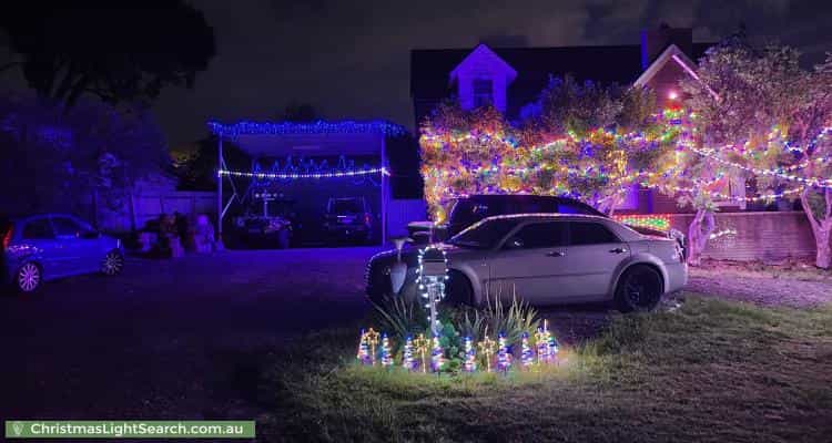 Christmas Light display at 6 Stephen Road, Wandin North