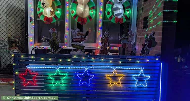 Christmas Light display at 37 Luzon Avenue, Lethbridge Park