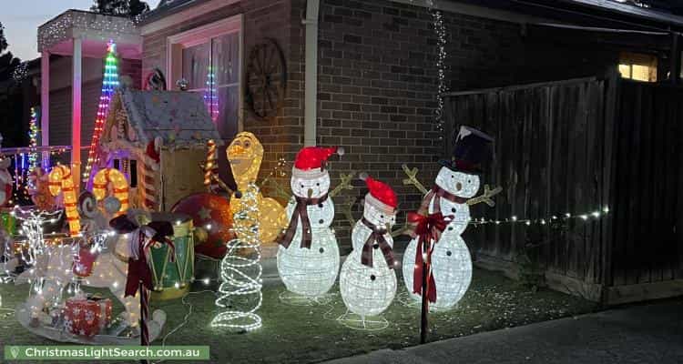 Christmas Light display at  Coleridge Way, South Morang
