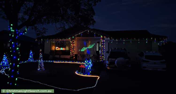 Christmas Light display at 60 Wheeler Drive, Glenella