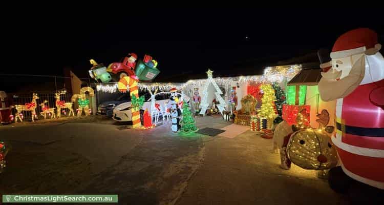 Christmas Light display at 191 Mirrabooka Avenue, Balga