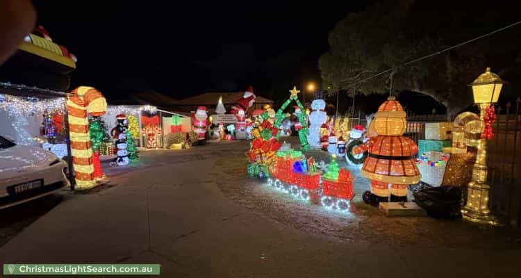 Christmas Light display at 191 Mirrabooka Avenue, Balga