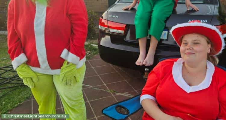 Christmas Light display at 16 Comet Street, Dudley Park