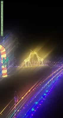 Christmas Light display at 23 Jindinga Way, Wanneroo