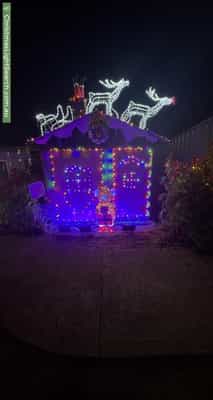 Christmas Light display at 4 Westley Court, Mount Barker