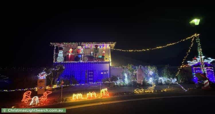 Christmas Light display at 4 Westley Court, Mount Barker