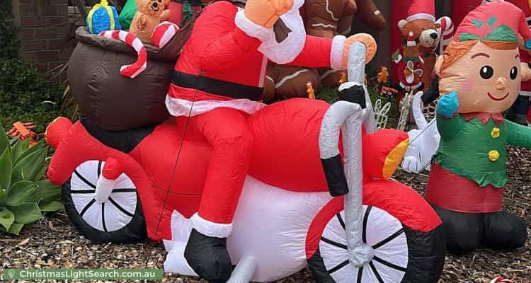 Christmas Light display at 1 Cordoba Way, Mernda