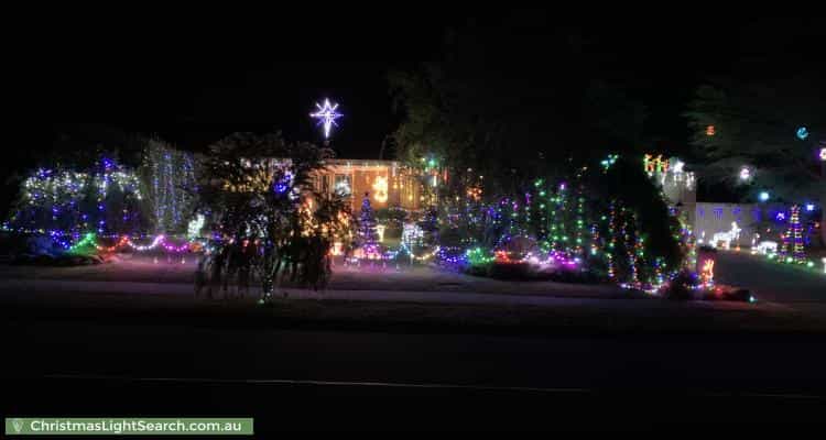 Christmas Light display at 34 Turnberry Drive, Sunbury