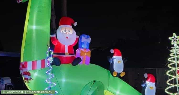 Christmas Light display at 14 Indigo Way, Blacktown