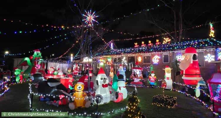 Christmas Light display at 14 Indigo Way, Blacktown