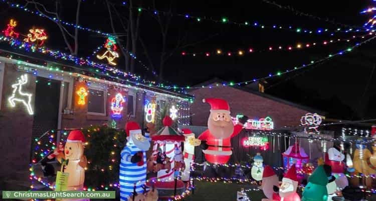 Christmas Light display at 14 Indigo Way, Blacktown