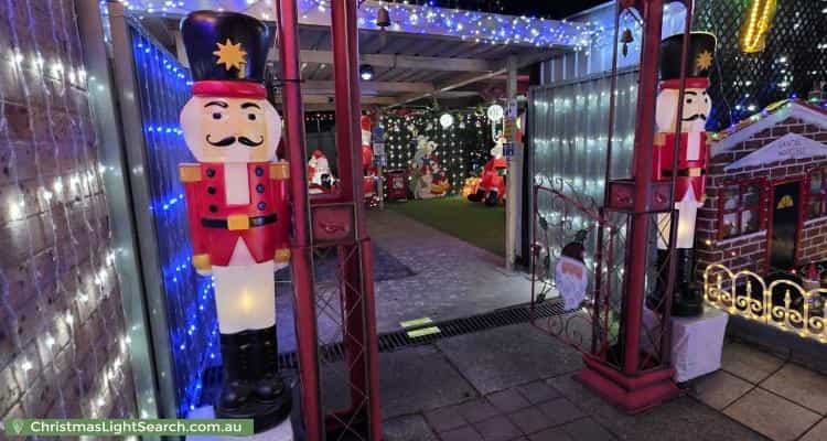 Christmas Light display at 14 Indigo Way, Blacktown