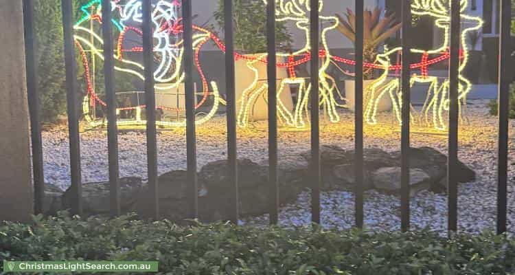 Christmas Light display at 14 Carrara Road, Carrara