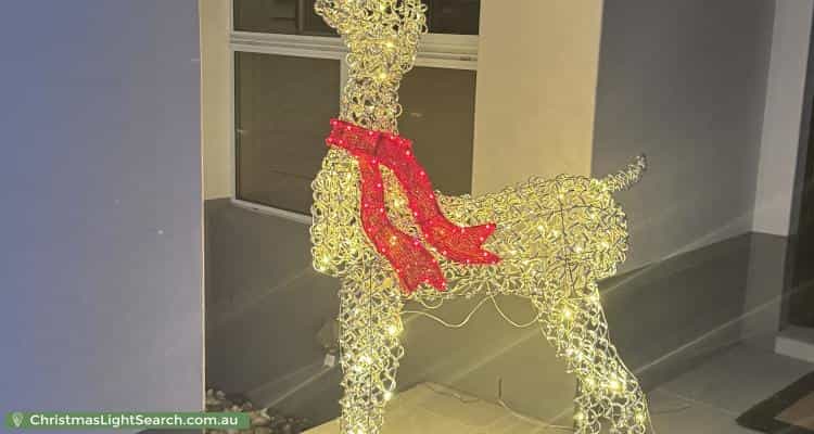 Christmas Light display at 14 Carrara Road, Carrara