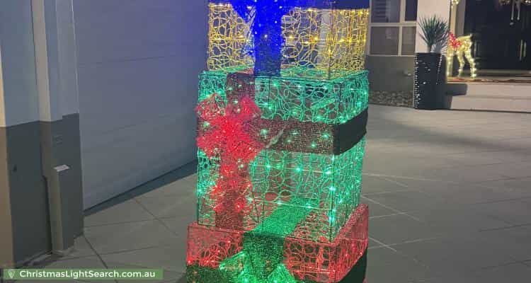 Christmas Light display at 14 Carrara Road, Carrara