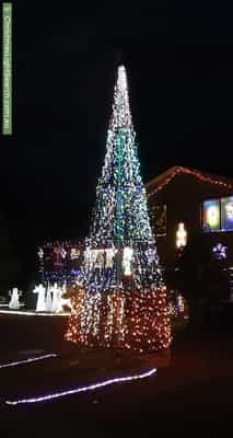 Christmas Light display at 22 Middleton Circuit, Gowrie