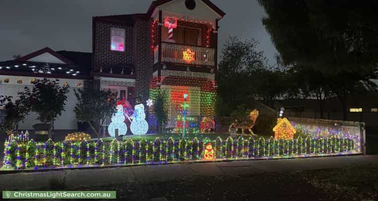 Christmas Light display at 23 Southampton Drive, Point Cook