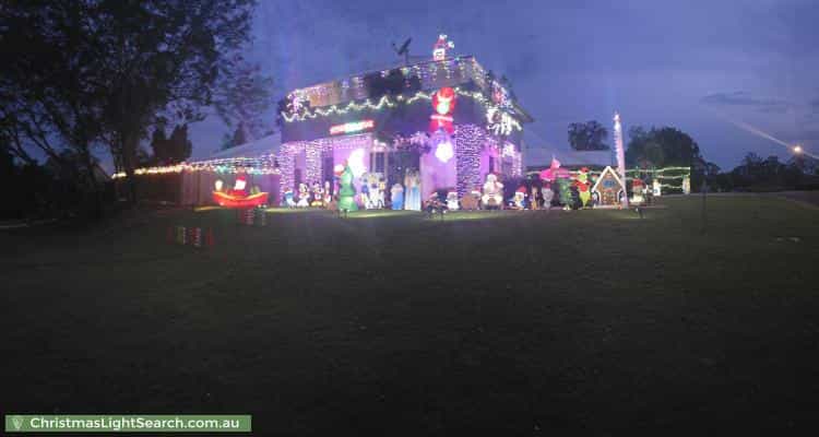 Christmas Light display at 2 Pearwood Street, Flinders View