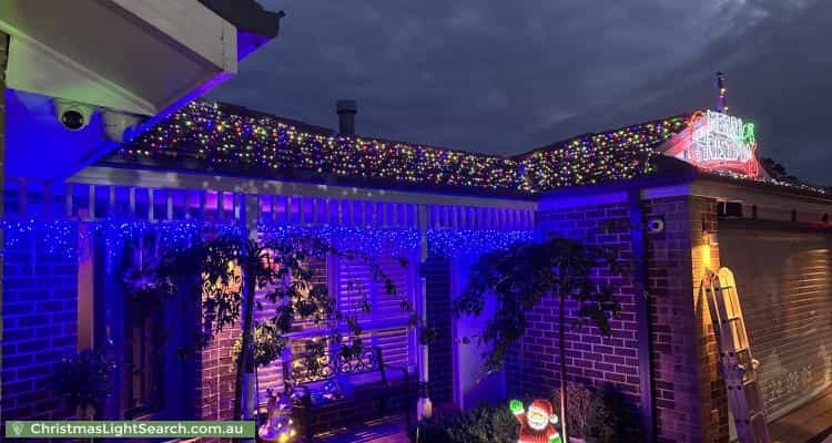 Christmas Light display at 130 Avebury Drive, Berwick