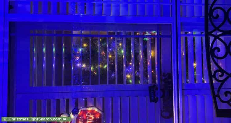 Christmas Light display at 130 Avebury Drive, Berwick