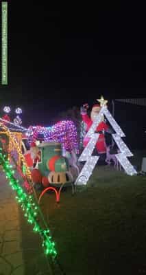 Christmas Light display at 8 Seaham Court, Upper Coomera