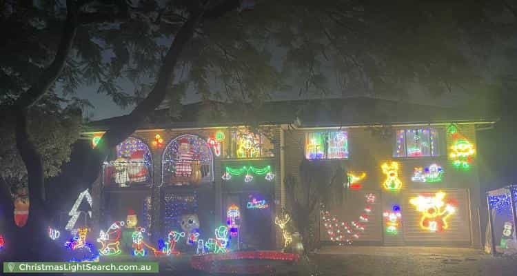 Christmas Light display at 38 Sherry Street, Carseldine