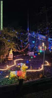 Christmas Light display at 8 Pengana Court, Alexandra Hills