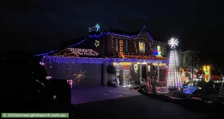 Christmas Light display at 16 Toulouse Terrace, Narre Warren South