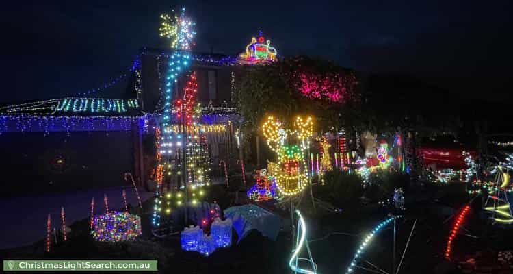 Christmas Light display at 16 Toulouse Terrace, Narre Warren South