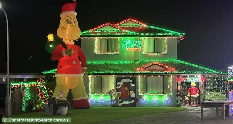 Christmas Light display at 13 Palena Crescent, Saint Clair