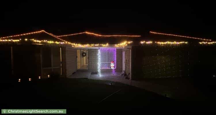 Christmas Light display at 35 Curlew Drive, Capel Sound