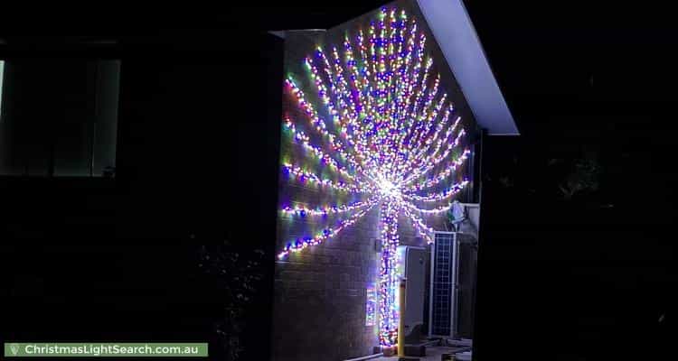 Christmas Light display at 8 McCullock Place, Kambah