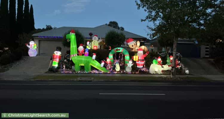 Christmas Light display at 13 Botanic Drive, Pakenham
